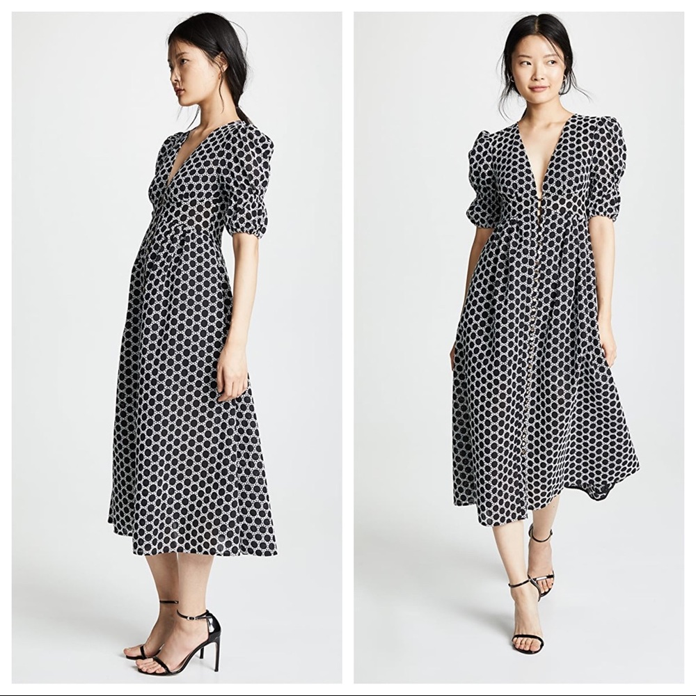 ๐NWT Sz 4 Keepsake the Label Geometric Midi Dress - Picture 14 of 16